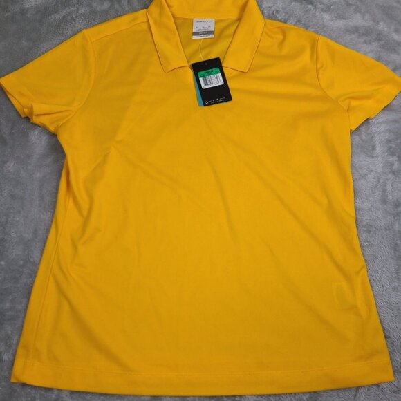 NEW!‎ Nike Golf Women’s Short Sleeve Dri-Fit Polo Bright Yellow Sz X-Large - Picture 1 of 6